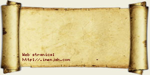 Georgina Pljakić vizit kartica